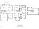 Detailed floor plan showing room layout, dimensions, and estimated areas of the home at 128 School Side Dr, Spring Lake, NC 28390