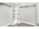 Spacious walk-in closet with custom shelving provides ample storage and organization at 129 Burwell Avenue Ave, Henderson, NC 27536