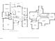 This floor plan shows the layout of the first and second floors of the house at 1312 Golden Bluff Ln, Fuquay Varina, NC 27526