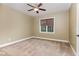 Bedroom with carpet, ceiling fan, and a window with natural light at 160 Sweet Pine Cir, Pittsboro, NC 27312