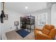 bedroom featuring tile floors, natural light, and a modern bunk bed setup at 163 Ridge Way Ln, Clayton, NC 27520
