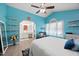 Inviting bedroom with light-filled ensuite bathroom and a comfortable sitting area at 163 Ridge Way Ln, Clayton, NC 27520