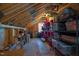 Spacious attic storage area with ample shelving to organize belongings and keep items dust-free at 201 W Amber Oak Drive, Selma, NC 27576