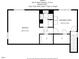 Second floor layout and dimensions at 2422 S Alston Ave, Durham, NC 27713