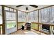 The porch is great for entertaining, featuring a grill and plenty of space to relax at 3014 Split Wood Ct, Oxford, NC 27565