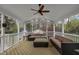 Screened-in porch offers a relaxing outdoor retreat at 407 W Cornwall Rd, Cary, NC 27511