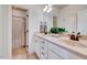 Bathroom featuring a double vanity and a shower-tub combination at 44 Grandwood Cir, Durham, NC 27712