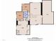 Detailed floorplan of the second floor featuring three bedrooms, two bathrooms and a loft at 45 Calabria Ct, Clayton, NC 27527
