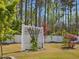 Backyard featuring immaculate lawn and white privacy fencing at 49 Everwood Dr, Four Oaks, NC 27524