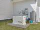 Generac generator professionally installed for energy redundancy at 49 Everwood Dr, Four Oaks, NC 27524