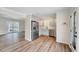 Kitchen with stainless steel appliances and white cabinets at 500 W Woodcroft Pkwy, Durham, NC 27713
