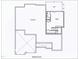 Layout of the basement plan with the patio, sitting area, and crawlspace at 5205 Quail Meadows Dr, Raleigh, NC 27609