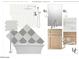 Primary suite bathroom featuring a soaking tub, modern fixtures, and stylish tile designs at 5205 Quail Meadows Dr, Raleigh, NC 27609