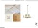 Primary suite chandelier with Alabaster walls and hardwood floors, creating a luxurious retreat at 5205 Quail Meadows Dr, Raleigh, NC 27609