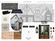 Detailed exterior elevation featuring Georgetown Gray shingles and Alabaster siding at 5205 Quail Meadows Dr, Raleigh, NC 27609