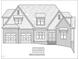 This home's front elevation showcases its brickwork and window placements at 5205 Quail Meadows Dr, Raleigh, NC 27609