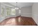 Bright dining area with sliding doors that allow lots of light at 5301 Tilford Ln, Raleigh, NC 27613