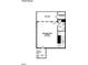 Third-floor plan includes a recreation room, a balcony, unfinished storage, and a powder room at 6960 Doddridge Ln # 15, Cary, NC 27519