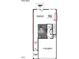 First-floor plan featuring a spacious kitchen, great room, breakfast nook, foyer, and two-car garage at 6960 Doddridge Ln # 15, Cary, NC 27519