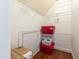 Attic storage featuring built-in shelving, ideal for organizing belongings and optimizing space at 765 Carlton St, Clayton, NC 27520