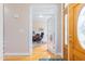 Bright office with a window, neutral walls and hardwood flooring at 765 Carlton St, Clayton, NC 27520