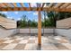 Beautiful rooftop deck with wooden pergola and a view at 810 Maple Berry Ln # 105, Raleigh, NC 27607