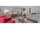 Spacious living room with hardwood floors and open to the kitchen at 900 Stoneybrook Dr, Sanford, NC 27330