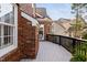 Spacious back deck offering ample outdoor living space with an exterior view of home at 9320 Teton Pines Way, Raleigh, NC 27617