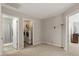 Versatile bonus room provides space for laundry and access to a bathroom with shower at 1008 Garden Square Ln, Morrisville, NC 27560