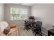 Office space featuring a desk, and a comfortable lounge, perfect for working from home at 1008 Garden Square Ln, Morrisville, NC 27560
