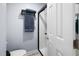 Modern glass shower featuring a towel rack, providing a sleek and functional space at 101 Hunting Chase # 2B, Cary, NC 27513