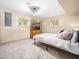 Charming bedroom with recessed lighting, comfortable bed, and outdoor view at 109 Barcliff Ter, Cary, NC 27518