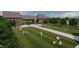 Lush green community lawn area perfect for relaxing and enjoying the outdoors at 1169 Solace Way, Rolesville, NC 27571