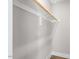 A look inside a walk-in closet with rod and shelf at 1306 Ed Cook Rd, Durham, NC 27703