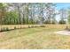 Large backyard with a new wooden fence and freshly laid sod at 1621 Bruce Circle, Raleigh, NC 27604