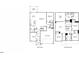 A detailed floor plan showing layout of first and second floors at 2202 Cherry Creek Rd, Haw River, NC 27258