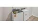 This laundry room features a brand new Whirlpool washer and dryer at 2202 Cherry Creek Rd, Haw River, NC 27258