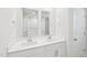 Modern bathroom featuring double sink vanity with white cabinets at 2210 Cherry Creek Rd, Haw River, NC 27258