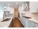 Gourmet kitchen with stainless steel appliances, custom cabinetry, and an island at 229 Gilliland Rd, Siler City, NC 27344