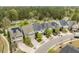 Aerial view highlights the home's location within a well-planned residential community at 237 Begen St, Morrisville, NC 27560