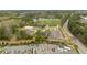 An overview of recreational facilities, including a baseball field, a parking lot and some sports areas at 237 Begen St, Morrisville, NC 27560