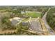 An overview of recreational facilities, including a baseball field, parking lot and sports areas at 237 Begen St, Morrisville, NC 27560