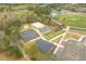 Recreational area with basketball and volleyball courts with a parking lot close by at 237 Begen St, Morrisville, NC 27560