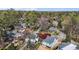 Beautiful neighborhood aerial view, highlighting lush landscaping and well-maintained homes in a prime location at 2605 Hazelwood Dr, Raleigh, NC 27608