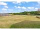 Spacious backyard with mature trees offering privacy at 2936 Turning Brook Ln, Raleigh, NC 27616