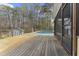 Pool with large deck and screened in porch that's great for entertaining at 2949 Tram Rd, Fuquay Varina, NC 27526