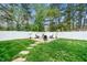 Charming backyard fire pit area, ideal for outdoor entertaining at 321 Third Ave, Knightdale, NC 27545