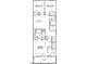 Detailed second floor floorplan with the bedrooms, bathrooms, loft and WIC outlined at 324 White Oak Garden Way # 219, Garner, NC 27529