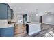 Modern kitchen with stainless steel appliances and a spacious island at 358 Ashpole Trl, Clayton, NC 27520