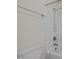 This bathroom features a white shower and shower head at 3914 Glorybower Way, Apex, NC 27502